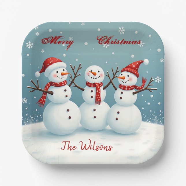 Personalized Paper Plates (Front)