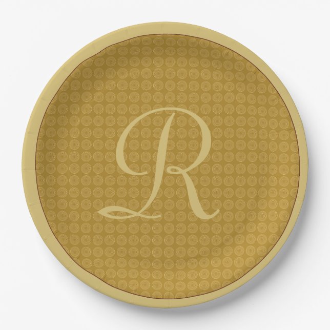 personalized paper plates (Front)
