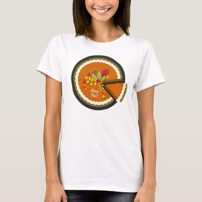 Personalized Papercut Pumpkin Pie T-Shirt (Front)