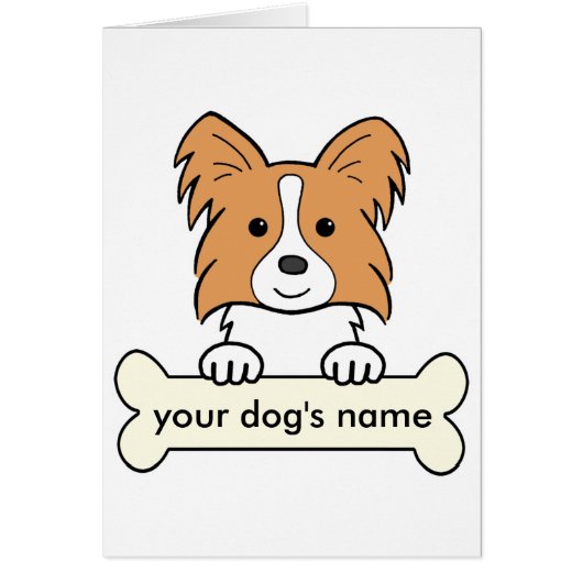 Personalized Papillon Cards (Front)