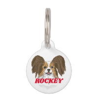 Personalized Papillon Puppy Dog Lover Custom Name