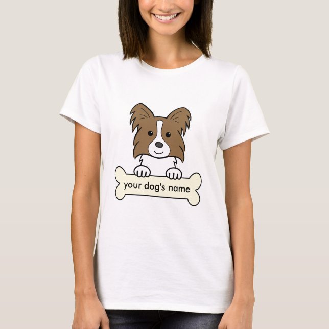 Personalized Papillon T-Shirt (Front)