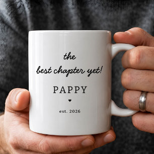 Personalized Pappy Mug New Grandpa Gift