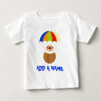 Personalized Parachute Baby T-Shirt
