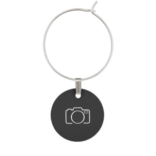 Personalized Parent Mom Dad Gift Family Photo Wine Charm