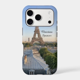 Personalized Paris City Skyline  iPhone 17 Pro Case