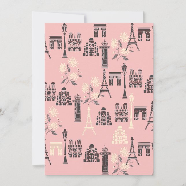 Personalized Paris Notecards (Front)