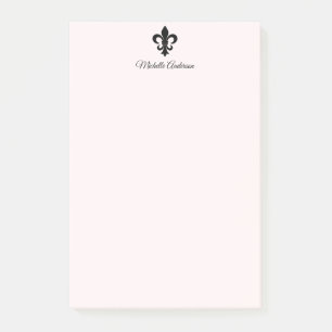 Personalized Parisian French Fleur de Lis Paris Post-it Notes