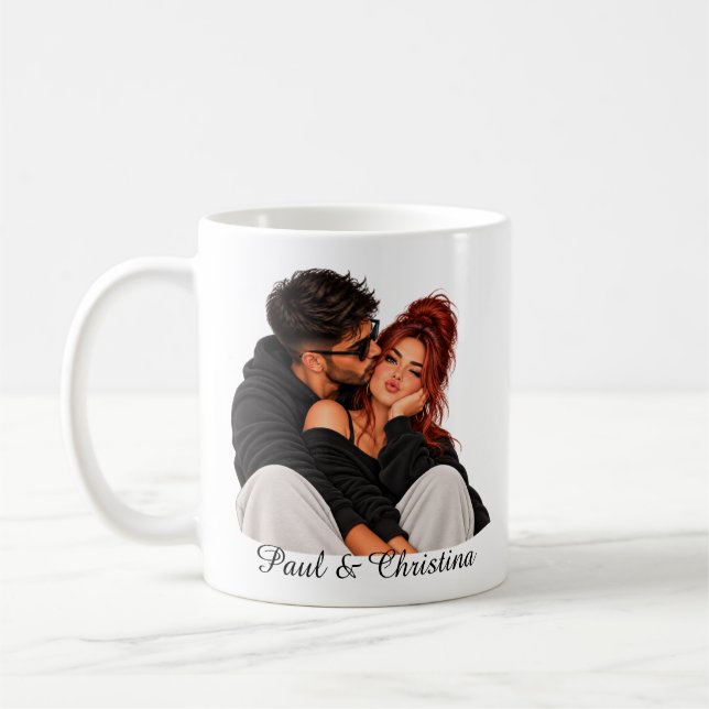 Personalized Partner Mug with Custom Name (Left)