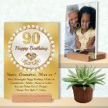 Personalized Party Favors for 90th Birthday,  Holder