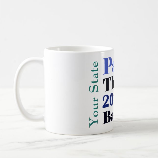 Personalized Passing the Bar Coffee Mug (Left)