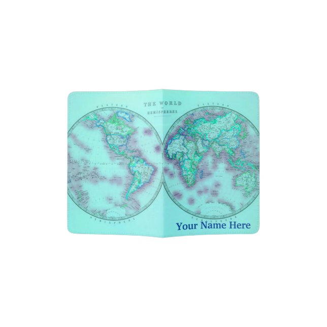 Personalized Passport Holder (Opened)