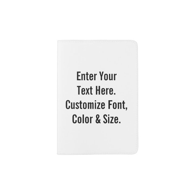 Personalized Passport Holder (Front)
