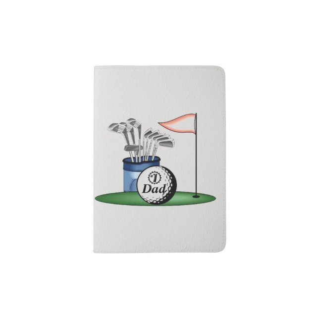 Personalized Passport Holder for Golfers (Front)