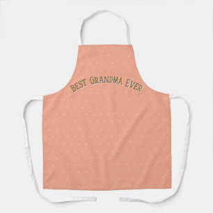 Personalized Pastel Baking Apron - Custom Name