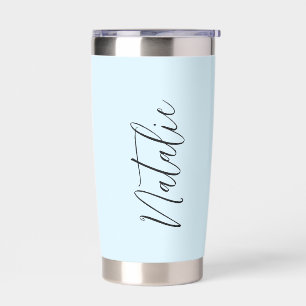 Personalized Pastel Blue Insulated Tumbler
