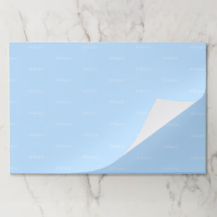 Personalized Pastel Blue Large Paper Pad