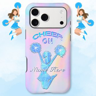 Personalized Pastel, Cheerleading iPhone Case,