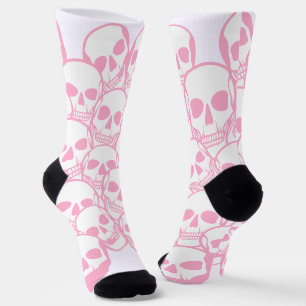 Personalized Pastel Color Skull pattern Socks