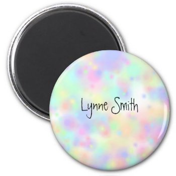 Personalized Pastel Design Magnet by Lynnes_creations at Zazzle