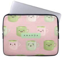 Personalized Pastel Kawaii Matcha Tea Pattern