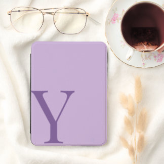 Personalized Pastel Lavender Bold Letter Kindle Cover