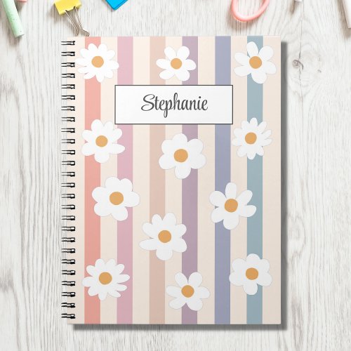 Personalized Pastel Notebook