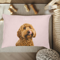 Personalized Pastel Pink Phone Case with Dog Photo