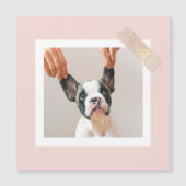 Personalized Pastel Pink Photo (Front)