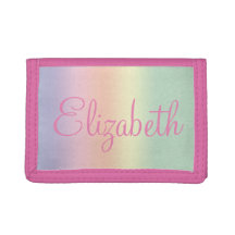 Personalized Pastel Rainbow Water Colors