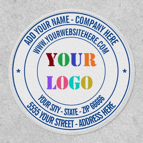 Personalized Patch with Your Logo Text and Colors 