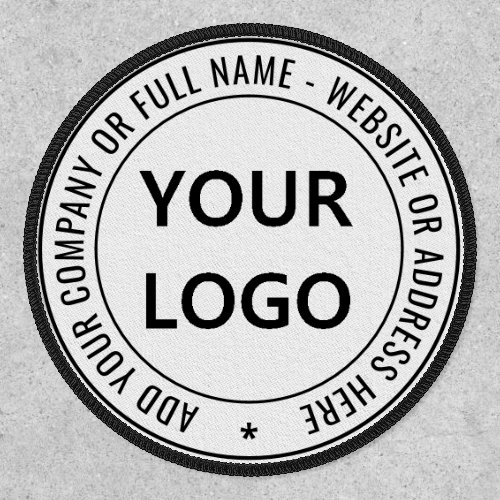 Personalized Patch Your Name Logo Info Custom Text