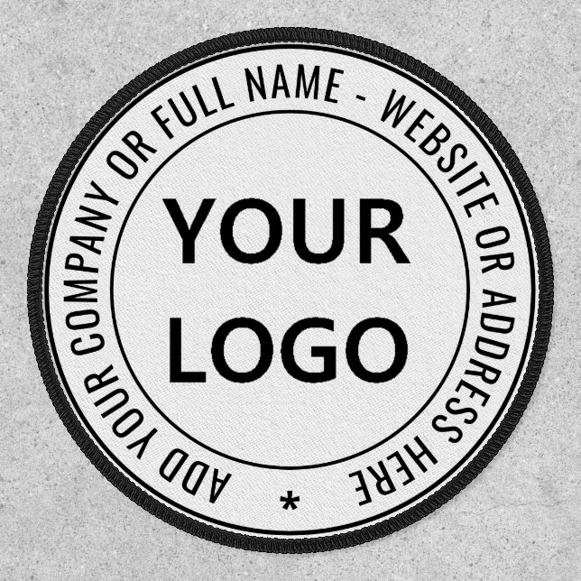 Personalized Patch Your Name Logo Info Custom Text (Front)