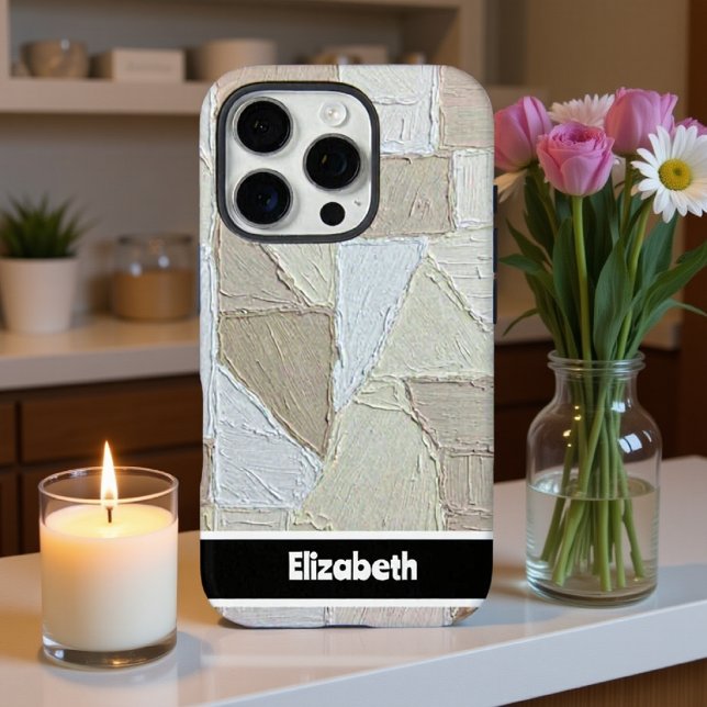 Personalized Patchwork Texture Case-Mate iPhone Case (Creator Uploaded)
