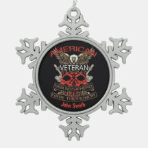 Personalized Patriotic American Veteran 
