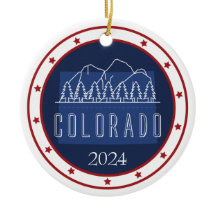 Personalized Patriotic Christmas Ornament – USA