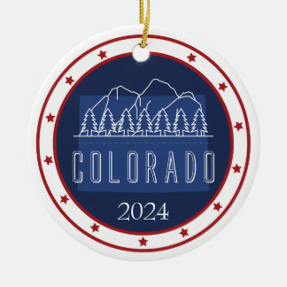 Personalized Patriotic Christmas Ornament – USA