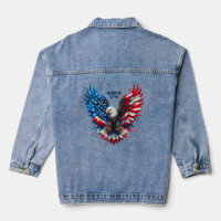 Personalized Patriotic Colors America Bold Eagle