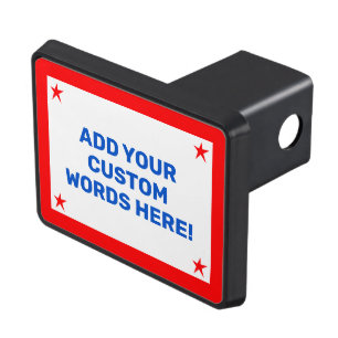 Personalized Patriotic Hitch Cover