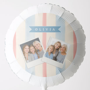 Personalized Patriotic Memorial Day 4th of July Balloon