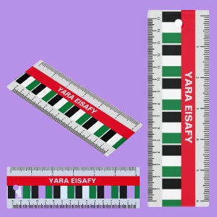 Personalized Patriotic United Arab Emirates Flag Ruler
