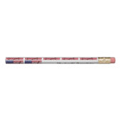 Personalized | Patriotic | USA Flag Pencil (Rotated 270)