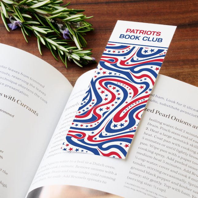 Personalized Patriots Book Club Bookmarks (Book)