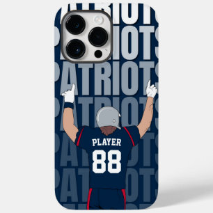 Personalized Patriots Jersey American Football Case-Mate iPhone 14 Pro Max Case