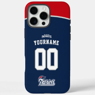 Personalized Patriots Jersey American Football iPhone 16 Pro Max Case