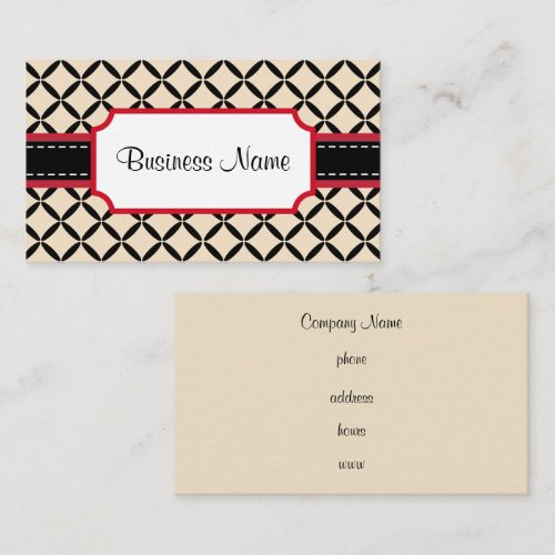 Personalized Pattern  Business Card