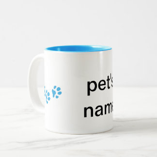 personalized paw print mug 2020