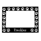 Personalized Paw Prints Magnetic Photo Frame