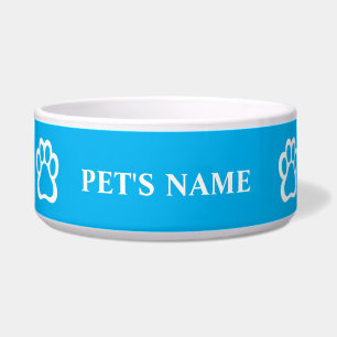 Personalized Pawprint Pet Bowl