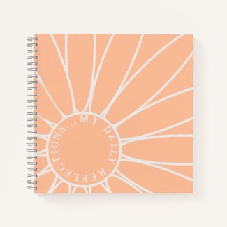 Personalized Peach Fuzz Daisy Flower